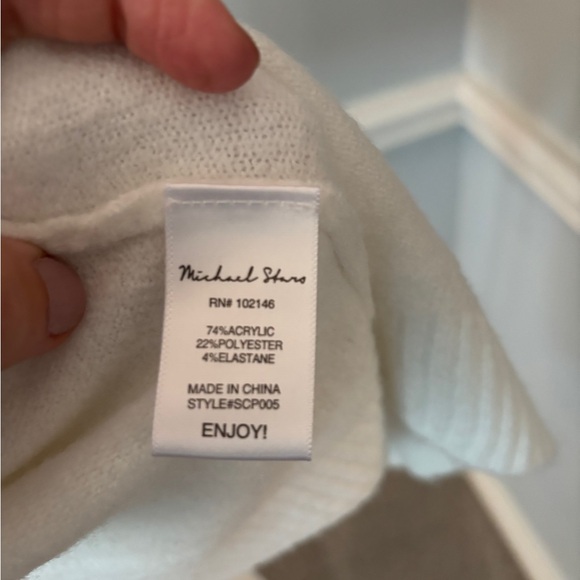 NWOT Women's Ivory Cardigan Sweater - Picture 4 of 4